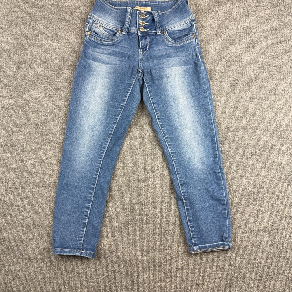 Y2k YMI‎ Jeans Womans 5 Medium Wash High Rise Skinny Butt Lift Stretch Denim